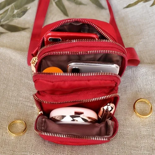 Vista 6 de Bolso de hombro bandolera multifuncional bolso de mano con bolsillo