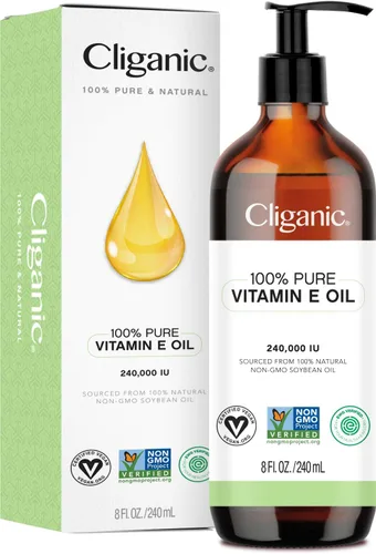 Vista 7 de Cliganic Aceite puro de vitamina E para piel, cicatrices, cabello y cara, 30,000 UI, verificado sin OMG D-alfa tocoferol natural