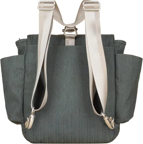 Vista 4 de HAIKU To Go Convertible 2.0 Crossbody, mochila bandolera de viaje, correas de hombro ajustables, bolsillos dobles para botella de agua