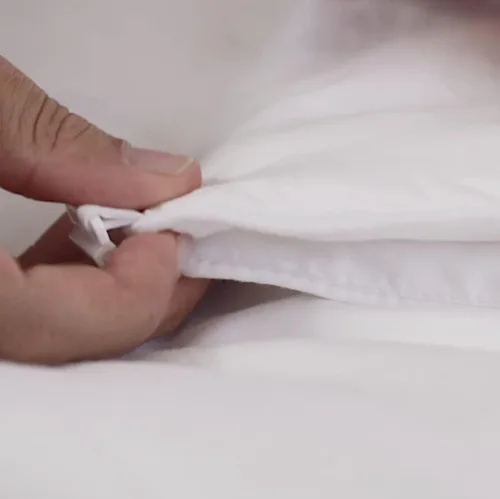 Vista 7 de Silk Bedding Direct. Dos rellenos de edredón rellenos de seda de morera de primera calidad. Combinación de verano y otoño. Matrimonial, 90 x 80