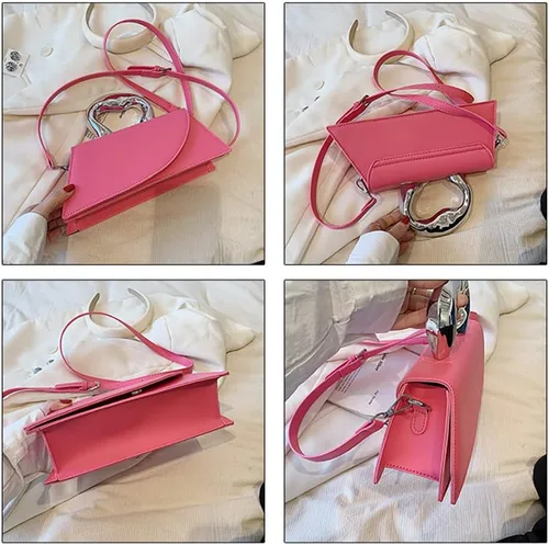 Vista 8 de Bolso pequeño de color plateado, bolsos cruzados, bolsos de noche Y2K, bolso de mano para mujer, bolsos de hombro, bolsa de mano para mujer 2023