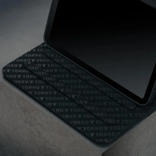 Vista 4 de TORRO Funda compatible con iPad mini 7/6 – Funda de piel auténtica para iPad mini de 7ª/6ª generación (2024/2021) con función de soporte
