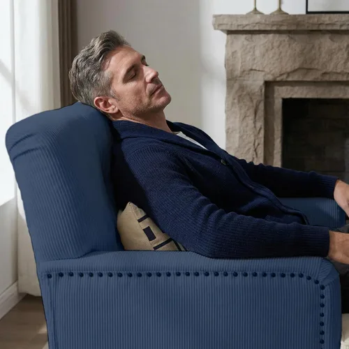 Vista 7 de Sillón acentuado, silla de club capitoné, sillón tapizado con botones con almohada lumbar, sillas de tela de lino para dormitorio, sala de estar