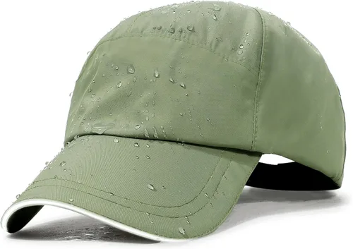 Vista 66 de Gorra de béisbol impermeable para hombre, sombrero de lluvia plegable para correr al aire libre, sombrero de pesca solar