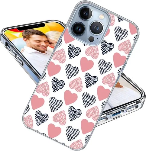 Vista 30 de Funda protectora para iPhone 13 Pro Max para niñas, mujeres y hombres, a prueba de golpes, delgada, suave, TPU transparente, funda protectora