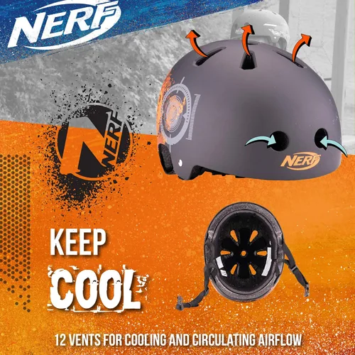 Vista 2 de Flybar Casco de bicicleta, casco multideportivo, ligero con doble certificación con esfera ajustable, protección contra impactos para actividades