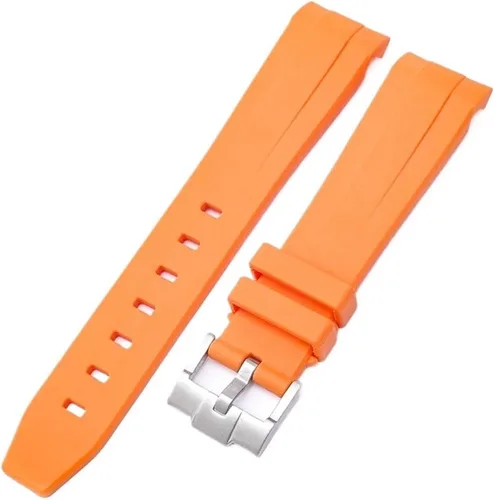 Vista 71 de Correa de camuflaje para Omega Moon Curvo Extremo Pulsera de goma de silicona Hombres Mujeres Sport Watch Band Accesorio 0.787 in