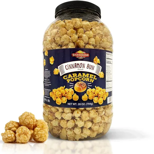 Vista 8 de Palomitas con sabor a mantequilla y toffee de Stonehedge Farms Tubo grande de 32 oz Perfecto para fiestas y Navidad Snacks dulces en granel