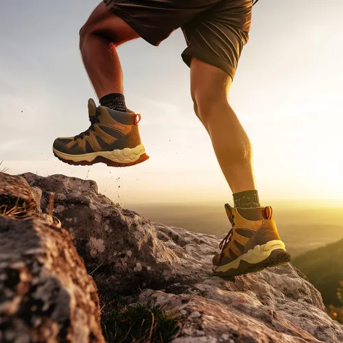 Vista 4 de NORTIV 8 Botas de senderismo impermeables para hombre, botas de trabajo al aire libre