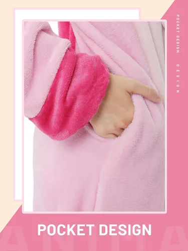 Vista 5 de QSTYLE Disfraz de animal para adultos, disfraz de Halloween, traje de cosplay de una pieza para mujeres y hombres