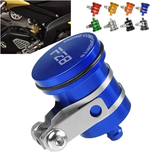 Vista 2 de Tapa protectora para Yamaha FZ8 FZ 8 2011 2012 2013 2014 2015 universal motocicleta depósito de líquido de freno trasero depósito de embrague tanque