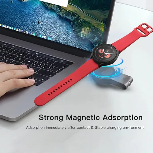 Vista 5 de Cargador portátil para Samsung Galaxy Watch, cargador portátil magnético para Samsung Galaxy Watch Ultra/7/6/6 Classic/5/5 Pro/4/4 Classic, carga