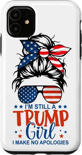Vista 8 de I'm Still A Trump Girl I Make No Apologies Trump 2024 Women Case for iPhone 17