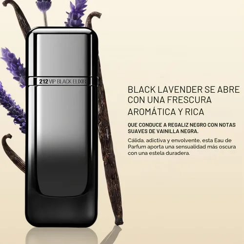 Vista 3 de Carolina Herrera 212 VIP Black Elixir Eau de Parfum for Men