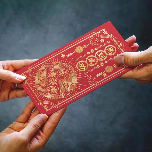 Vista 6 de Sobres rojos de año nuevo chino, 36 paquetes rojos de Año Nuevo Lunar 2026, Hong Bao con diseño de lámina dorada, sobres de dinero de regalo, año