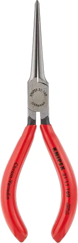Vista 6 de Juego de 2 alicates de punta de aguja extra largos con bolsa de retención y KNIPEX - 31 11 160 herramientas - Alicates de punta de aguja (3111160)