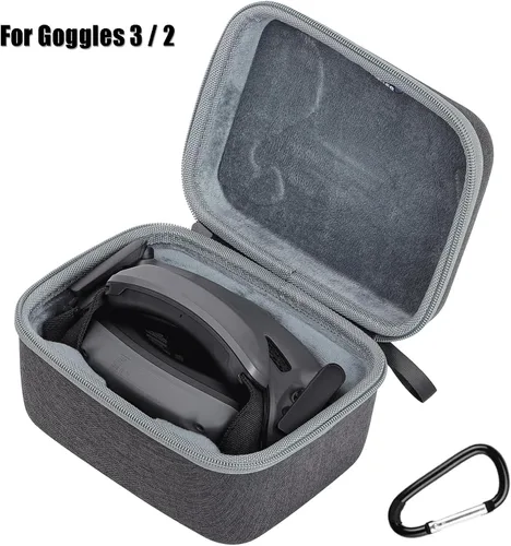 Vista 3 de Anbee Funda de transporte para gafas 3, funda rígida portátil compatible con DJI Avata 2 / Neo Drone Pro-View Combo - DJI Goggles 3/2