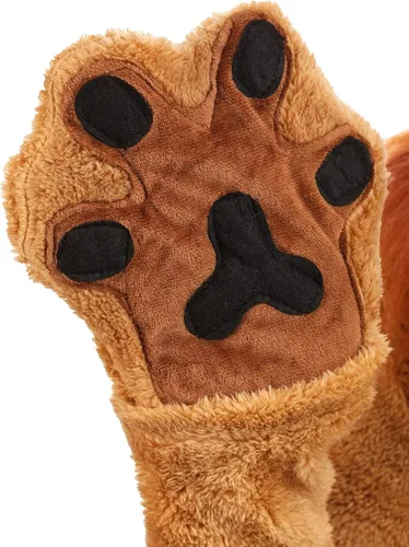 Vista 8 de Disfraz de león marrón para adultos disfraz de animal para hombre Marrón