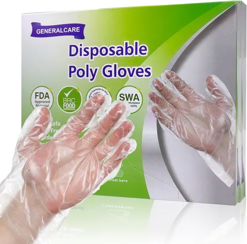 Vista 13 de Guantes desechables de plástico para manipulación de alimentos, servicio de cocina, guantes desechables para cocinar