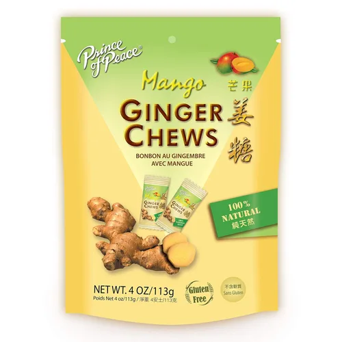 Vista 2 de Prince of Peace - Caramelo de jengibre 100 % natural (masticable), 2.2 libras