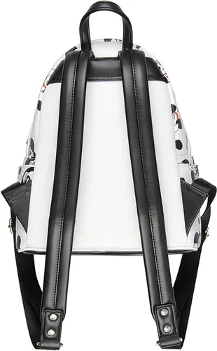 Vista 3 de Loungefly Disney 101 Dálmatas Spots and Pups Lucky Penny Patch All lover Print Mini Mochila BlancoNegro Mochila de día