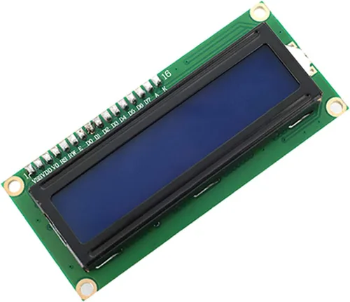 Vista 2 de IIC/I2C/TWI LCD 1602 16x2 módulo adaptador de interfaz serie azul retroiluminación compatible con Ar-duino UNO R3 MEGA2560