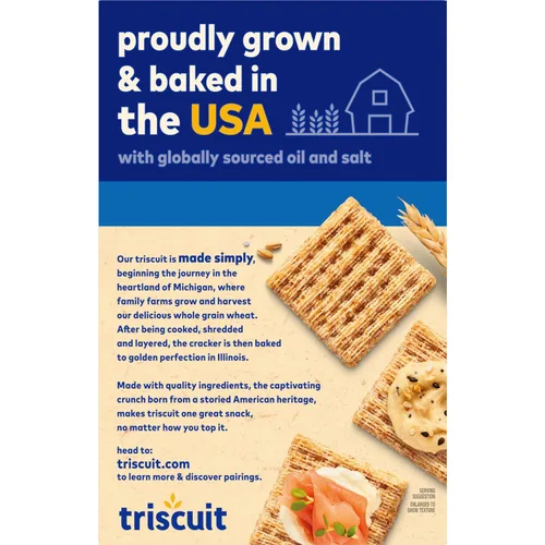 Vista 17 de Triscuit Galletas de trigo integrales originales de grano entero, cajas de 12 a 8.5 onzas