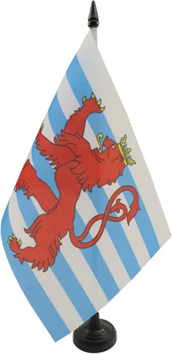 Vista 85 de AZ FLAG Aland Table Flag 4x6 in 100D Polyester Plastic Base Indoor use Finnish 15x10 cm desk flag stitched finish with reinforced edges with