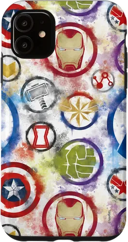 Vista 8 de Marvel Avengers Super Hero Icons - Carcasa para iPhone 17