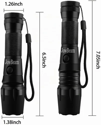 Vista 3 de Varita de tráfico de 16 pulgadas, pequeña luz LED naranja de señal de seguridad, linterna de trabajo con modos intermitentes de cono, cordón