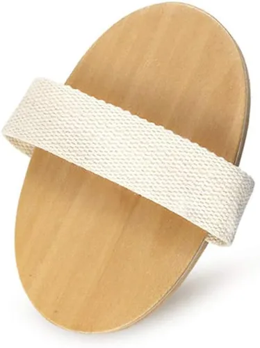 Vista 8 de Cepillo corporal de masaje de madera natural para celulitis y mejora la circulación sanguínea linfática, cepillo seco para quitar la piel muerta