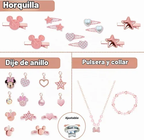 Vista 4 de Calendario de Adviento 2021 para niñas con 24 regalos únicos, pulsera de dijes, collar, aretes, accesorios para el cabello, calendarios de cuenta