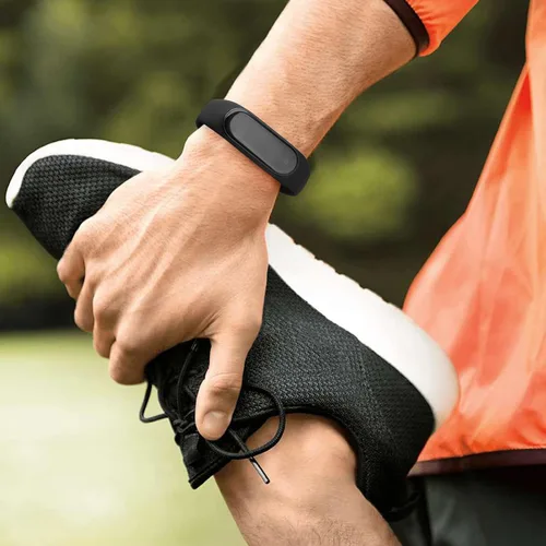 Vista 6 de AK Pulseras de silicona – Bandas suaves paquete de 3 para Xiaomi Mi Band 5, Mi Band 6, Amazfit Band 5 y Band 6 – Correa deportiva para mujeres