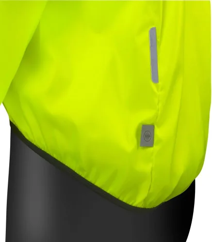 Vista 4 de AEROTECHDESIGNS Men's USA Windbreaker Jacket Packable Safety Yellow Windproof Cycling Coat Made in USA
