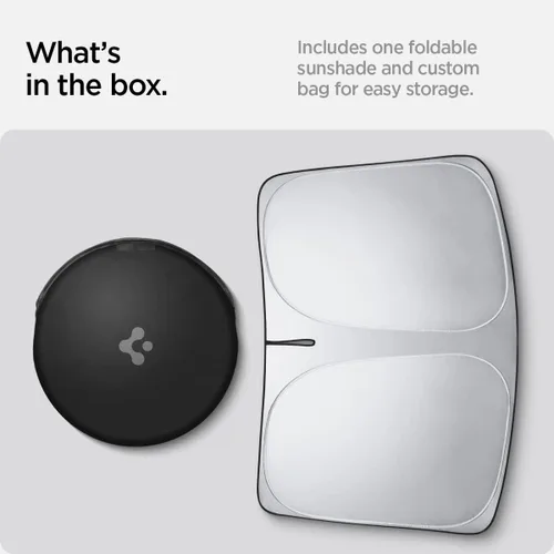 Vista 7 de Spigen Parasol para parabrisas delantero para todos los modelos Tesla Y y 3 Protección de doble capa Accesorios de coche para el modelo Y Juniper