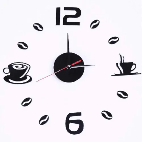 Vista 12 de Kit de reloj de pared grande sin marco, silencioso, sin tictac, 3D, moderno, con mariposas, para bricolaje, con número de espejo, calcomanías