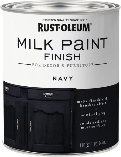 Vista 16 de Rust-Oleum 331049 - Pintura de acabado mate, 32 onzas líquidas (paquete de 1), color blanco clásico