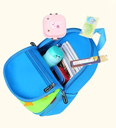 Vista 6 de yisibo Mochila de dinosaurio para niños y niñas, ligera, impermeable, preescolar, viajes, para niños y niñas, para niños de 2 a 7 años