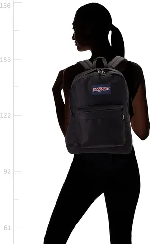 Vista 6 de JanSport SuperBreak - Mochila ligera para la escuela Negro JS0A4QUT