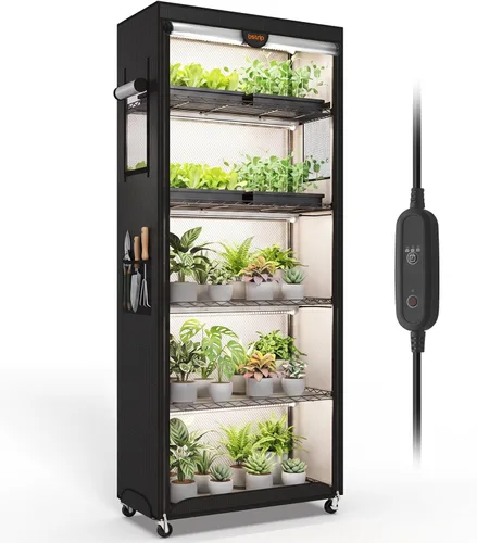 Vista 11 de Bstrip - Invernadero interior con cubierta Oxford Grow Light Blanco cálido