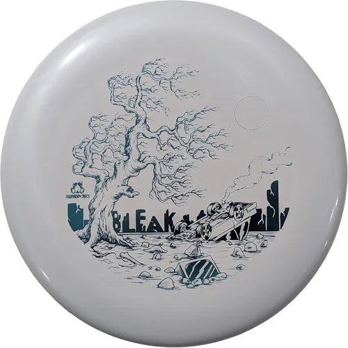 Vista 3 de DOOMSDAY DISCS Bleak Disc Golf Putter recto en plástico de ración Negro