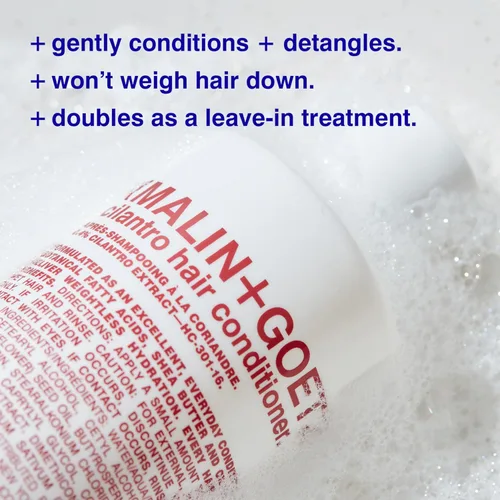 Vista 4 de MALIN+GOETZ Cilantro Hair Conditioner Everyday Essential Conditioner with Cilantro Extract, Shea Butter, Fatty Acids Hydrates, Detangles