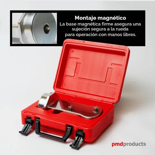 Vista 6 de PMD Products Galga magnética de alineación de Camber, Caster y KPI - Herramienta de alineación de ruedas de precisión para ajuste de dirección