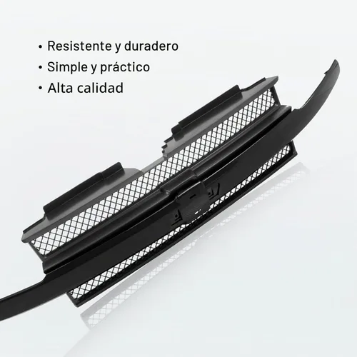 Vista 5 de Parrilla delantera compatible con Chevrolet 2002-2005 Trailblazer Negro