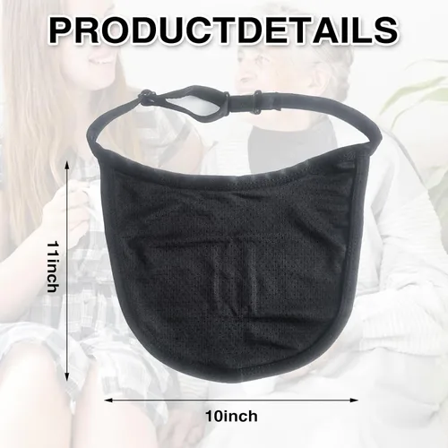 Vista 2 de Suministros de traqueotomía - Cubiertas de estoma para laringectomía correas ajustables cubren el cuello kits de cuidado de la tráquea