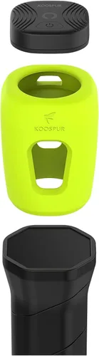 Vista 6 de Raqueta de tenis Sensor Tracker Detector de movimiento Analizador con Bluetooth 4.0 Compatible con Android e iOS Smart Phone (negro)