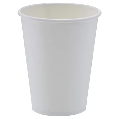 Vista 5 de Amazon Basics Tazas de café compostables, 8 onzas, papel, 1000 unidades (paquete de 1), color blanco