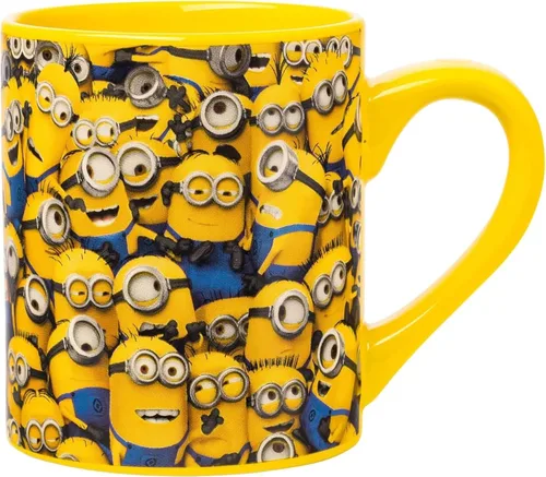 Vista 6 de Silver Buffalo Despicable Me Cluttered Minions - Taza de cerámica, 14 onzas