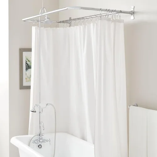 Vista 8 de Signature Hardware 483853 Paquete de Acabados para Duchas de Reacondicionamiento con Cabezal de Ducha de 4-7/8" y Kit de Conversión de Ducha de Mano