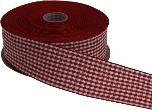 Vista 16 de Cinta a cuadros de 50 yardas cada rollo 100% poliéster con borde tejido (1/1-2 pulgadas x 50 yardas, negro)